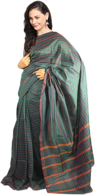 

Javuli Woven Madurai Handloom Dupion Silk Saree(Green)