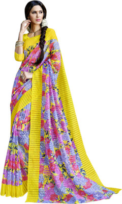 

Vishal Printed Fashion Art Silk Saree(Pink)