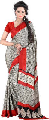 

Khushali Self Design, Printed Fashion Silk, Crepe Saree(Multicolor)