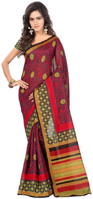 

Kintu Designs Pvt. Ltd. Printed Fashion Silk Saree(Multicolor)