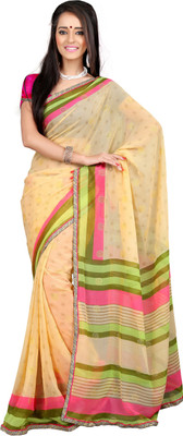 

Khushali Self Design, Printed Fashion Chiffon Saree(Beige, Pink, Multicolor), Beige;multicolor;pink