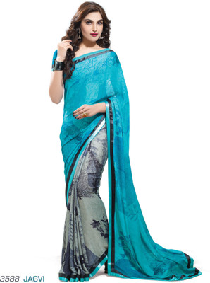 

Ridham Sarees Printed Fashion Georgette Saree(Multicolor)