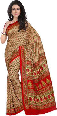 

Sunaina Printed Mysore Art Silk Saree(Yellow)