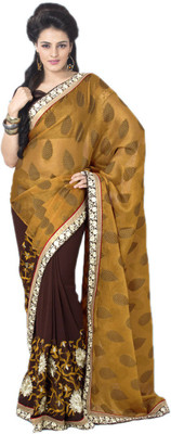 

Indian Wear Online Embroidered Fashion Net Saree(Multicolor)