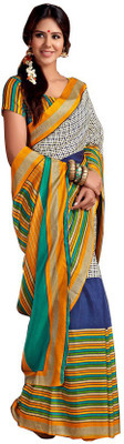 

Shree Vardhman Printed Bollywood Art Silk Saree(Multicolor), Multi