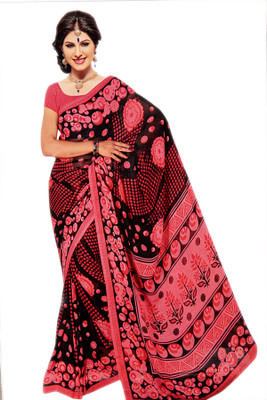 

Vardan Prints Printed Bollywood Synthetic Georgette Saree(Pink)