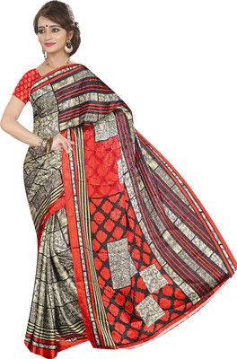 

Khoobee Self Design, Printed Fashion Jacquard Saree(Multicolor)
