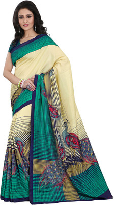 

Sunaina Printed Fashion Art Silk Saree(Multicolor)