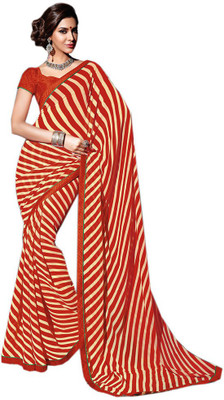 

Party Wear Dresses Printed Fashion Pure Chiffon Saree(Multicolor), Multicolor518
