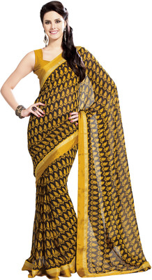 

Vishal Solid Fashion Georgette Saree(Yellow)