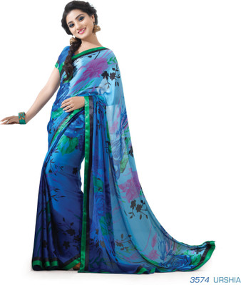 

Ridham Sarees Printed Fashion Georgette Saree(Multicolor)