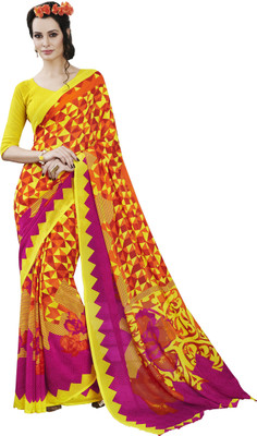 

Ewows Printed Fashion Georgette Saree(Multicolor)