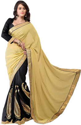 

Aksh Fashion Embroidered Bollywood Georgette Saree(Multicolor)