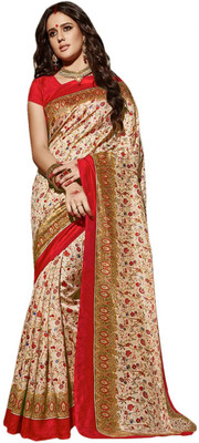 

JTInternational Printed Bollywood Art Silk Saree(Multicolor)