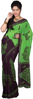 

Hawai Printed Fashion Georgette Saree(Multicolor)