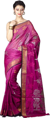 

Chandrakala Self Design Banarasi Art Silk Saree(Pink)
