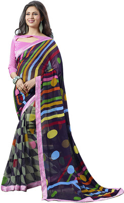 

Lovelylook Printed Fashion Georgette Saree(Multicolor)