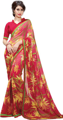 

Sushma Printed Daily Wear Georgette Saree(Red)