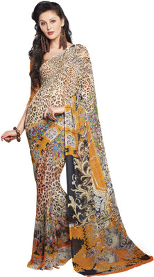 

Vishal Self Design Bollywood Georgette Saree(Multicolor)