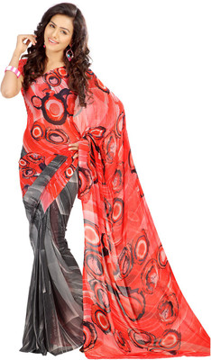 

Party Wear Dresses Printed Fashion Art Silk Saree(Multicolor), Multicolor326