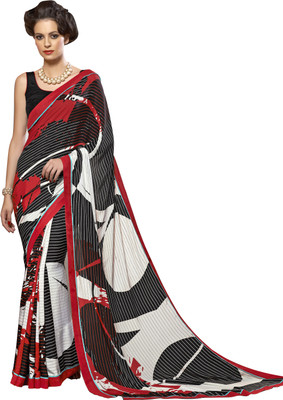 

Khoobee Self Design, Printed Fashion Art Silk Saree(Multicolor)