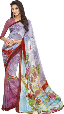 

Vishal Self Design Bollywood Georgette Saree(Multicolor)