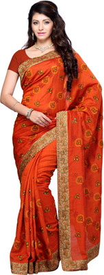 

JTInternational Self Design Fashion Art Silk Saree(Multicolor), Multi color