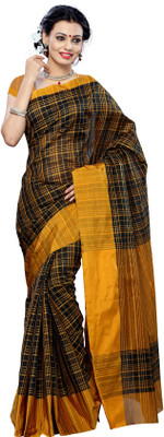 

Mimosa Woven Kanjivaram Cotton Saree(Yellow, Mustard