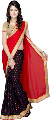 

Suvastram Embellished Fashion Georgette Saree(Multicolor)