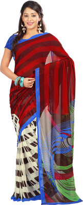 

Party Wear Dresses Printed Fashion Art Silk Saree(Multicolor), Multicolor317