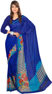 

Party Wear Dresses Printed Fashion Art Silk Saree(Multicolor), Multicolor284