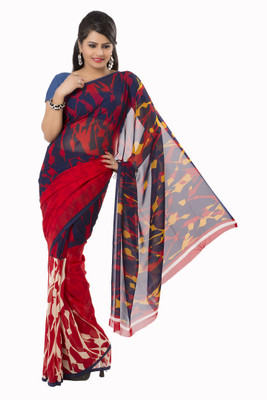 

Ishin Printed Fashion Georgette Saree(Multicolor)