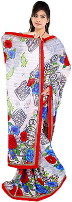 

Indian Wear Online Printed Fashion Georgette Saree(Multicolor)
