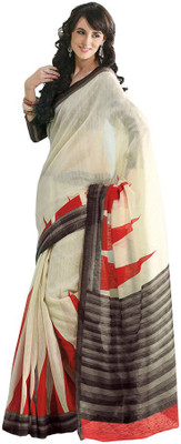 

Indian Wear Online Printed Fashion Cotton Saree(Multicolor)