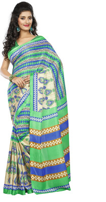 

JTInternational Printed Manipuri Silk Saree(Multicolor)