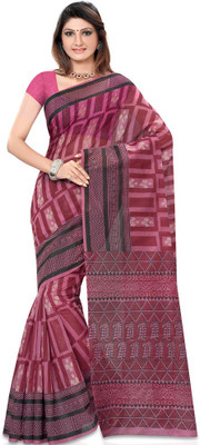 

Shelina Printed Fashion Cotton Saree(Purple)