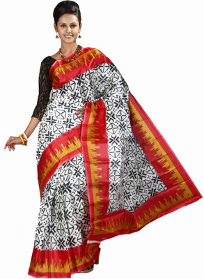 

Anushree Saree Printed Fashion Silk Saree(Red)