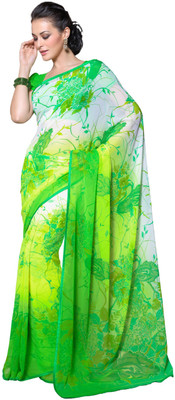 

Khushali Self Design, Printed Fashion Georgette Saree(Multicolor)