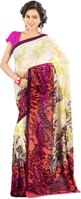 

Indian Wear Online Printed Fashion Art Silk Saree(Multicolor), Multicolor212