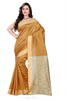 

E-Vastram Woven Fashion Cotton, Silk Saree(Mustard), Yellow