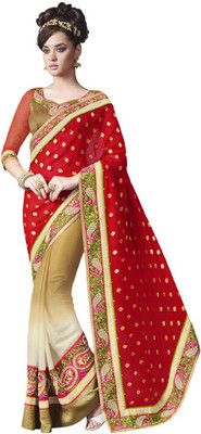 

Desi Butik Embellished Fashion Viscose, Chiffon Saree(Multicolor)