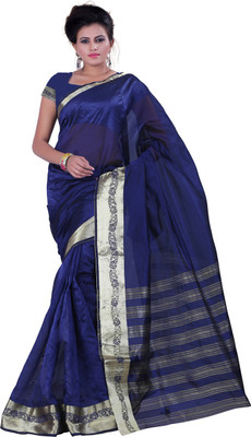 

Fashiondeal Solid Banarasi Banarasi Silk Saree(Dark Blue)