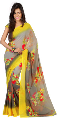 

Indian Wear Online Printed Fashion Georgette Saree(Multicolor), Multicolor77