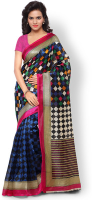 

Indrani Printed Bollywood Art Silk Saree(Pink)