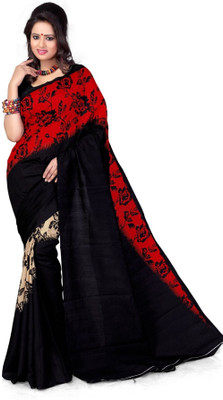 

Cenizas Printed Fashion Georgette Saree(Multicolor), Red