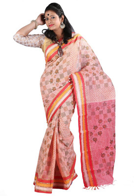 

Hawai Self Design, Printed Fashion Cotton Saree(Multicolor)