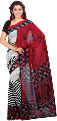 

Party Wear Dresses Printed Fashion Art Silk Saree(Multicolor), Multicolor241