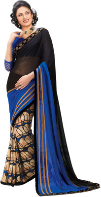 

Ridham Sarees Self Design Fashion Handloom Georgette Saree(Multicolor)