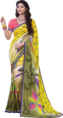 

Khushali Self Design, Printed Fashion Georgette Saree(Multicolor), Multicolor;pink;yellow