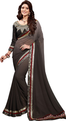 

Jiya Self Design Fashion Georgette Saree(Grey)